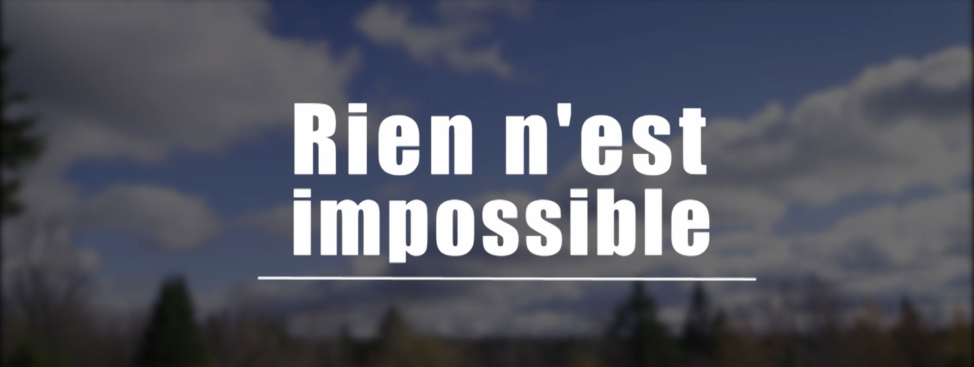 RIEN N’EST IMPOSSIBLE, L’entrepreneuriat lorsqu’on est nonvoyant