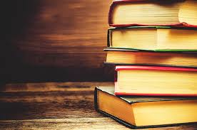 Books stacked on top of each other