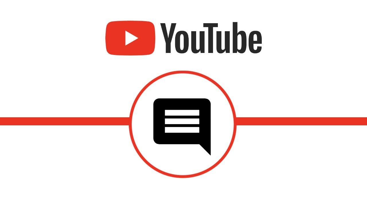 The YouTube logo with the a comments logo below it.