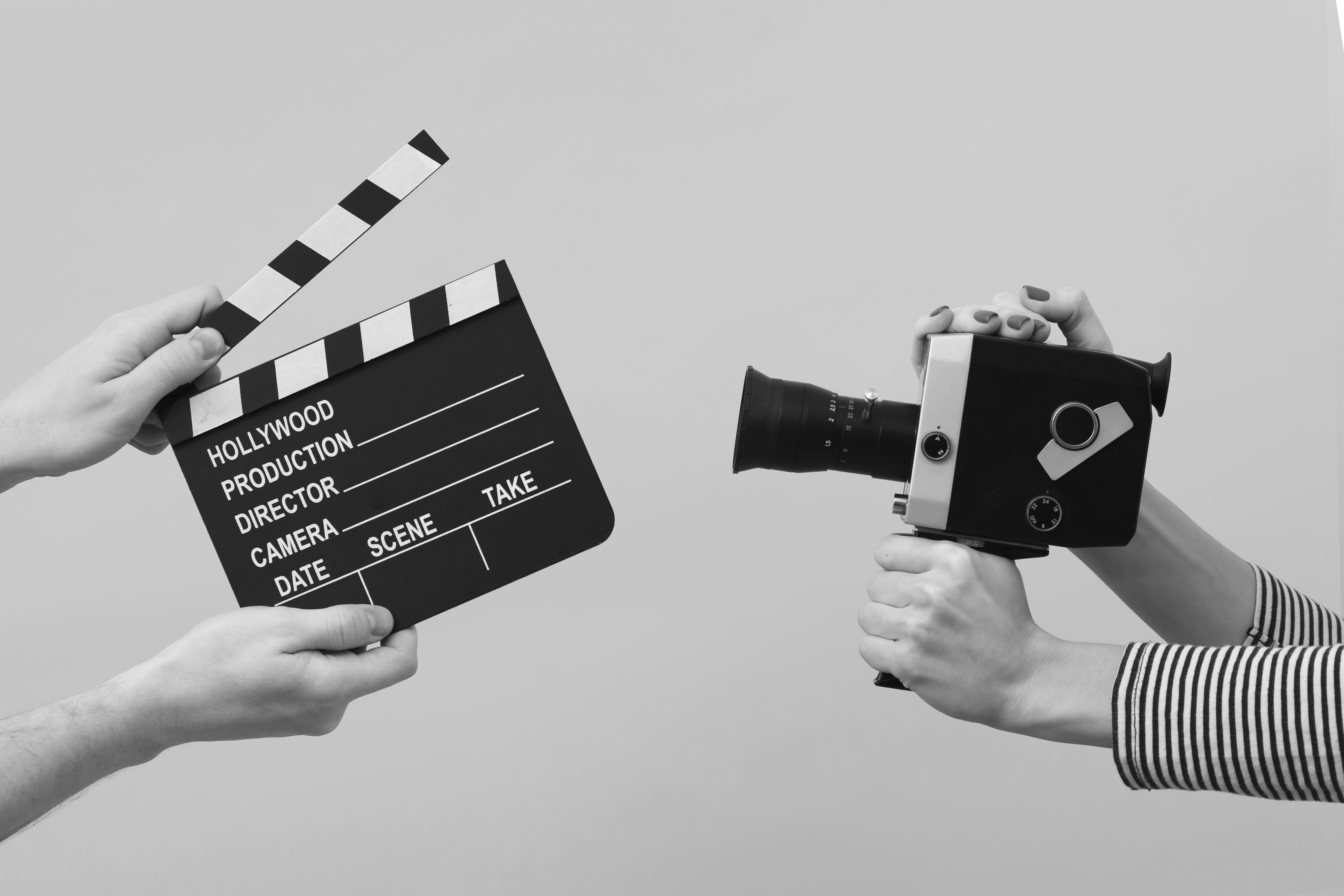 A snap stick and an old school camera