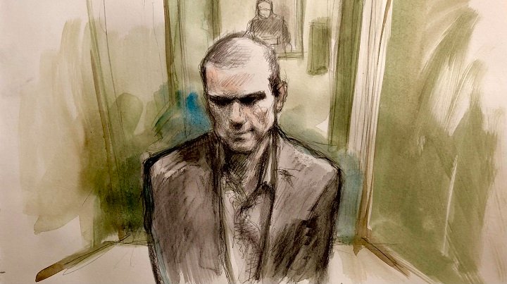 A court sketch of Alek Minassian.