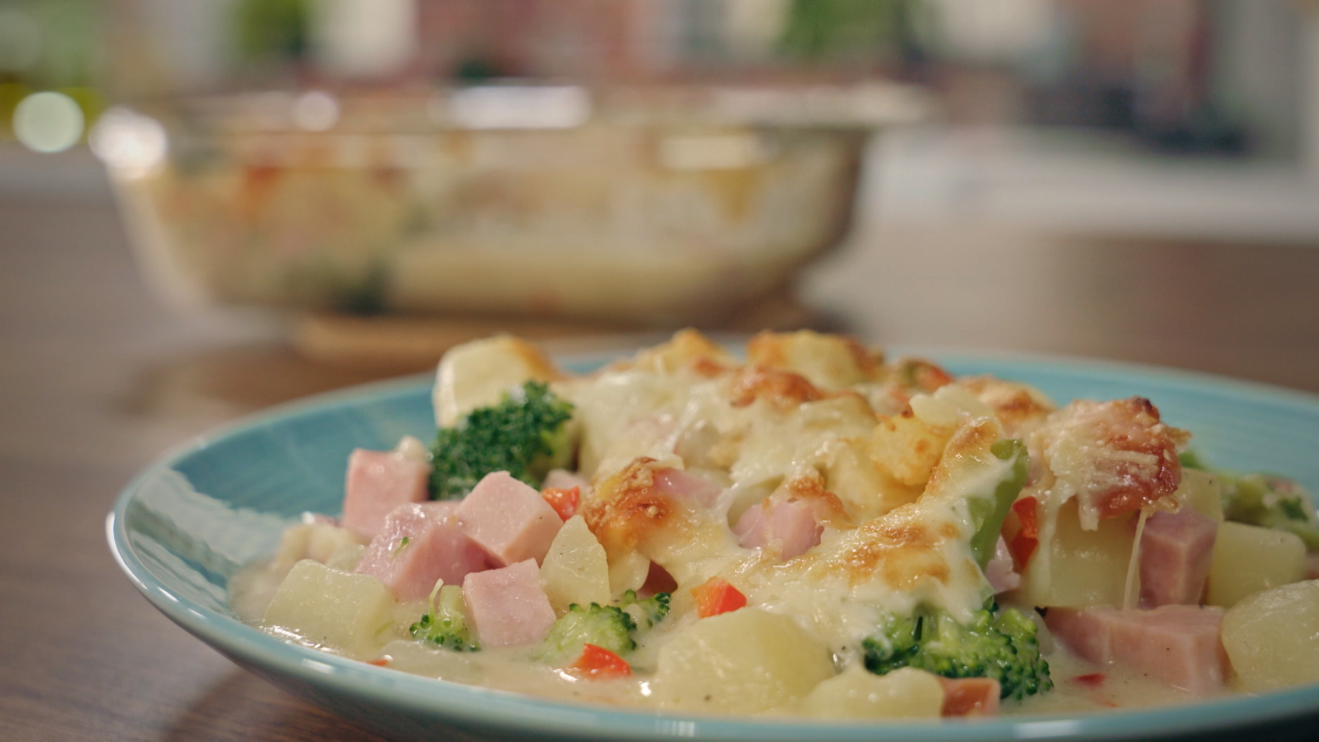 Casserole de jambon et brocoli