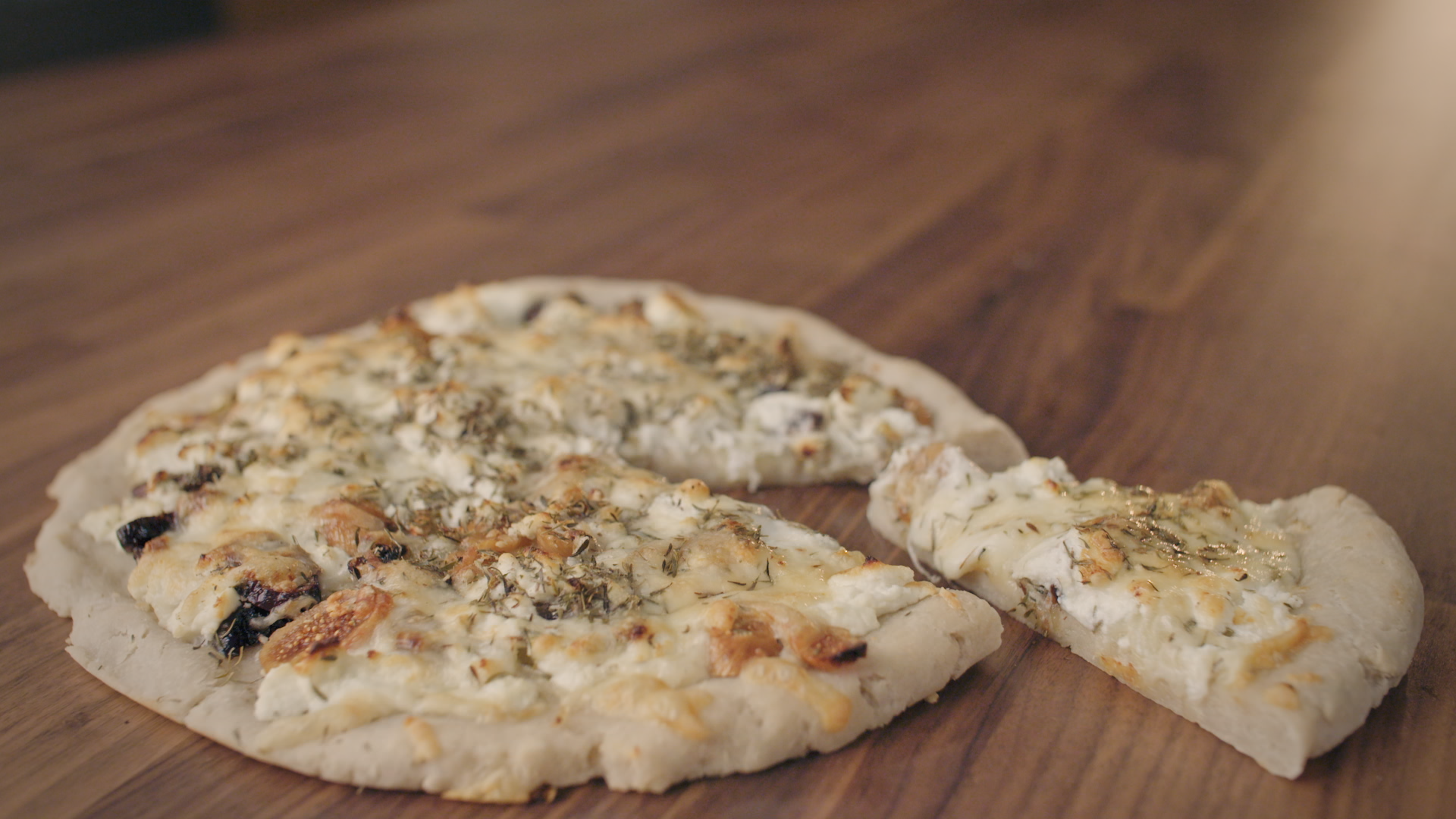 Pizza chèvre et figues