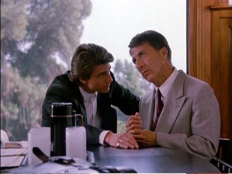 Tom Cruise et Dustin Hoffman dans Rain Man