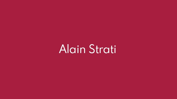 Alain Strati, directeur