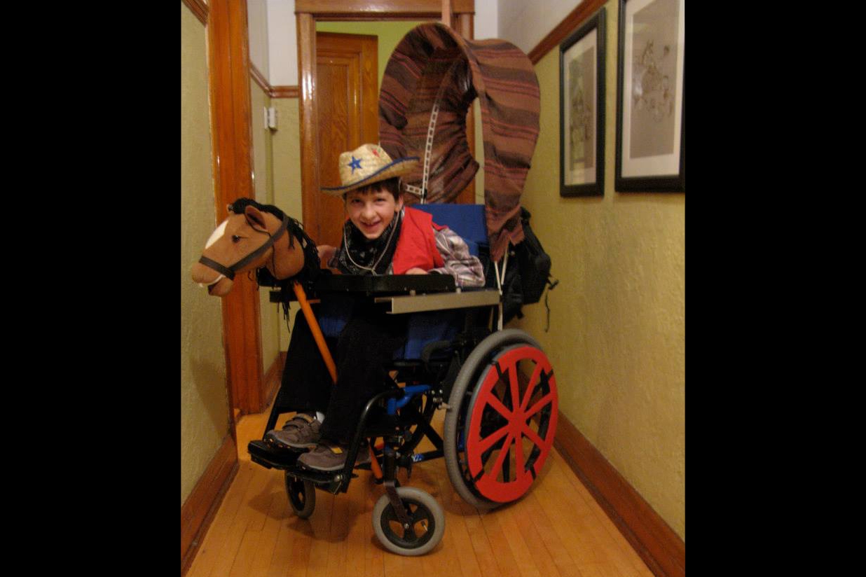 Cowboy en fauteuil roulant