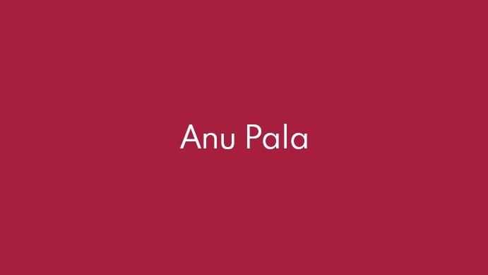 Anu Pala, directrice