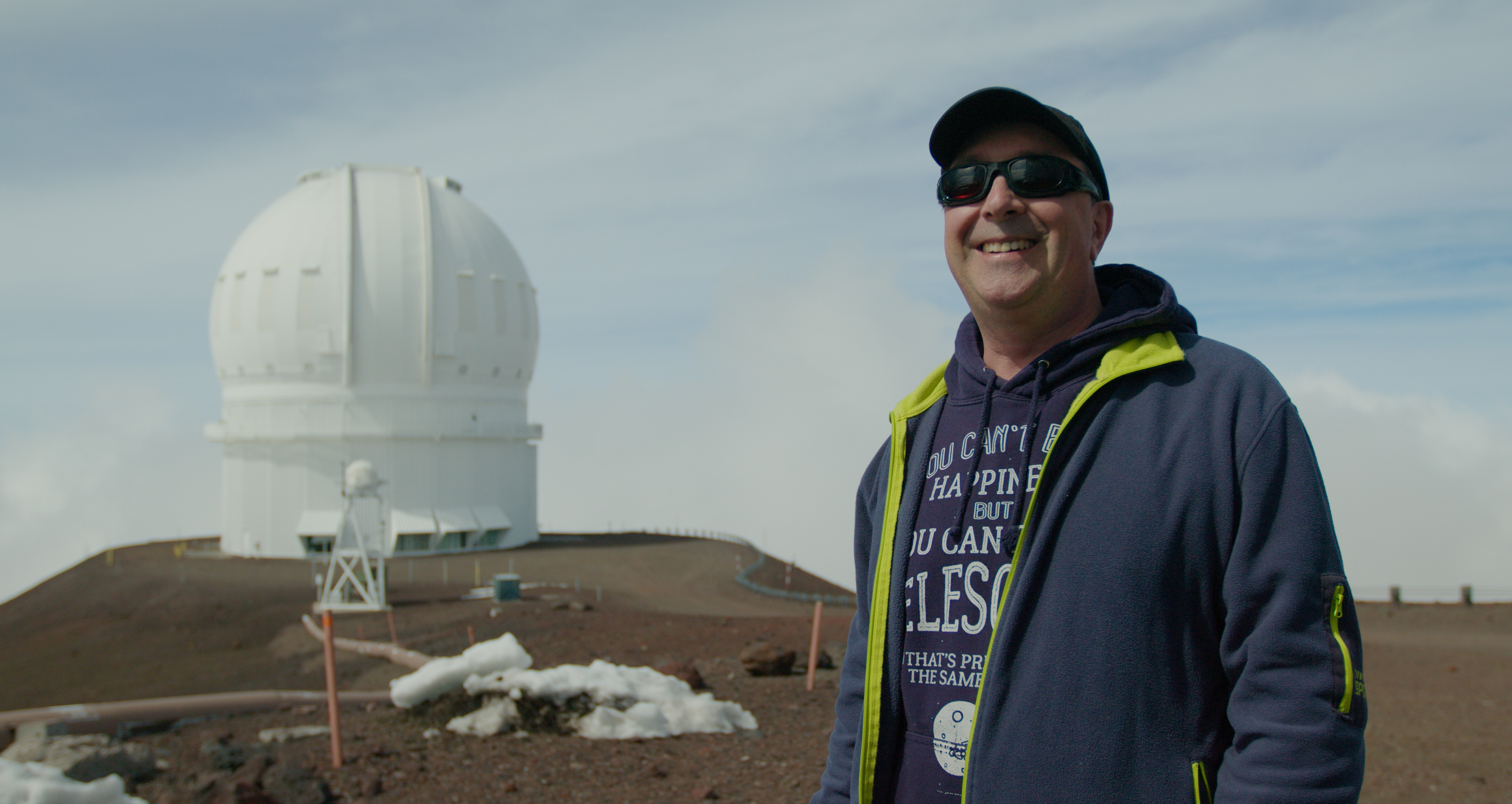 Tim Doucet à l'observatoire