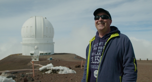 Tim Doucet à l'observatoire